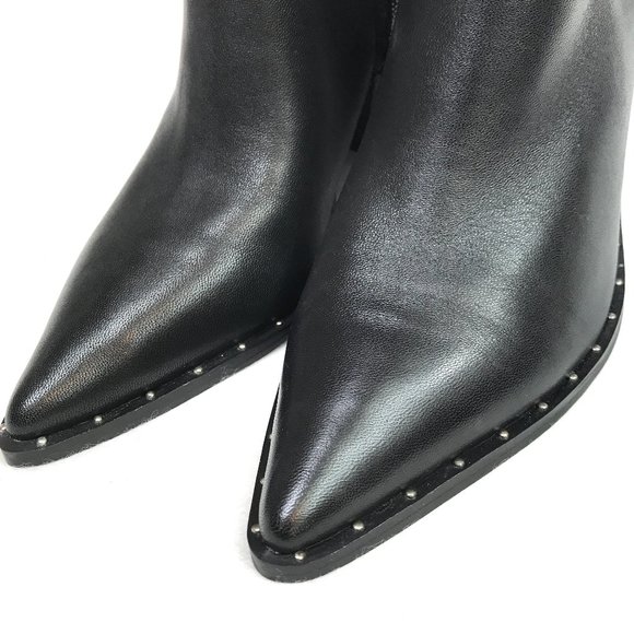 Studded ankle Leather Boot CHARLES - Picture 3 of 10